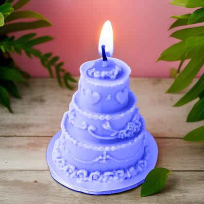 SS Enterprise Organic Soy Wax Cake Shape Designer Candle for Decoration | Scented Aromatic Fragrance Candles | Smoke-Free Cake Candle | Birthday Candle (Pack of 1, Green) SS Enterprise Organic Soy Wax Cake Shape Designer Candle for Decoration | Scented Aromatic Fragrance Candles | Smoke-Free Cake Candle | Birthday Candle (Pack of 1, Green)