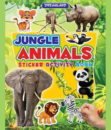 Sticker Activity Book - Jungle Animals - Interactive & Activity  Book