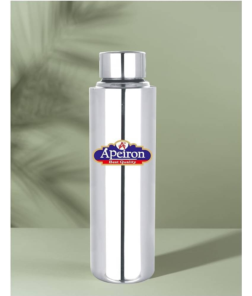APEIRON FRIDGE WATER BOTTLE Silver 1000 mL Stainless Steel Water Bottle set of 1