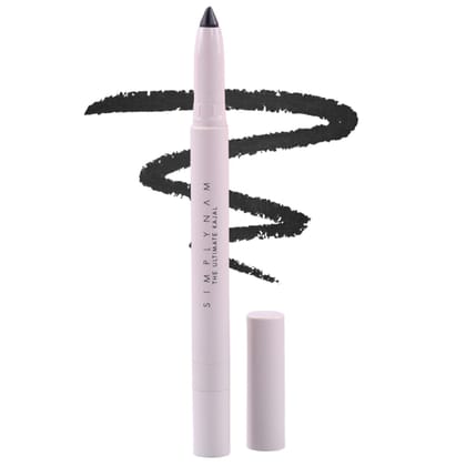 SIMPLYNAM Ultimate Kajal – Ink Black | 1 Stroke Intense Color Payoff | Water & Sweat-Resistant | Long-Lasting & Smudge-Proof | Safe for Sensitive Eyes | 7X More Product | In-Built Sharpener & Smudger SIMPLYNAM Ultimate Kajal – Ink Black | 1 Stroke Intens