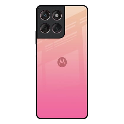 Pastel Pink Gradient Glass Case For Motorola Edge 60 Fusion 5G