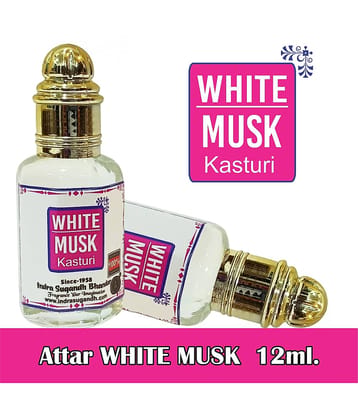 INDRA SUGANDH BHANDAR - White Musk Kasturi Attar For Men & Women 12ml Pack Of 1