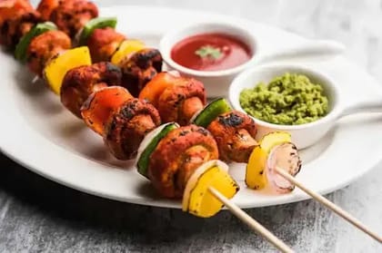Garlic Mushroom Tikka[8Pcs]