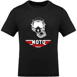 Fastbend Mens Black Printed Cotton Blend Round Neck T-Shirt