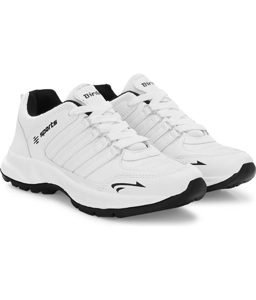 Birde White Men's Sports Running Shoes