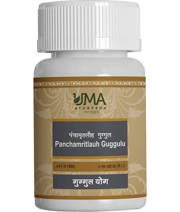 Uma Ayurveda Panchamritlauh Guggul With Silver Tablet 80 No.S Pack of 1
