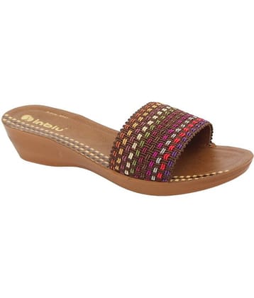 Inblu - Brown Women's Slip On Heels