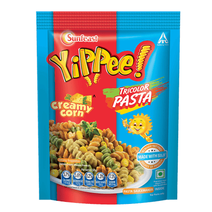YiPPee! Tricolor Pasta Corn 65G