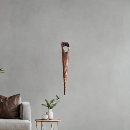 Wooden Mashal Artwork Handcrafted Wall Decor Showpiece