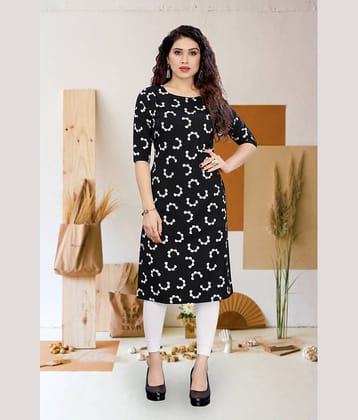 KETAKI FASHION Pack of 1 Crepe Printed Straight Women's Kurti - ( Multicolor )