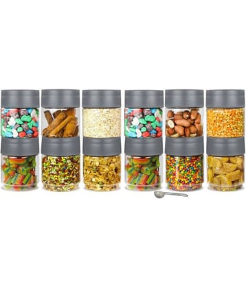 PearlPet Modedge-200ml Plastic Brown Multi-Purpose Container ( Set of 12 )