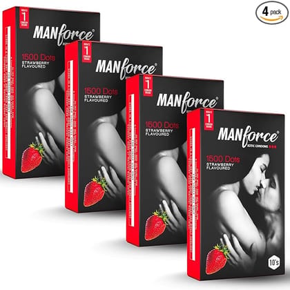 Manforce Xotic Strawberry Flavoured Condoms For Men | 40 Pcs | Extra Dotted & Lubricated Latex Condoms | For Enhanced Pleasure Of Both| India's No. 1 Condom Brand For Safe Sex Manforce Xotic Strawberry Flavoured Condoms For Men | 40 Pcs | Extra Dotted & Lubricated Latex Condoms | For Enhanced Pleasure Of Both| India's No. 1 Condom Brand For Safe Sex