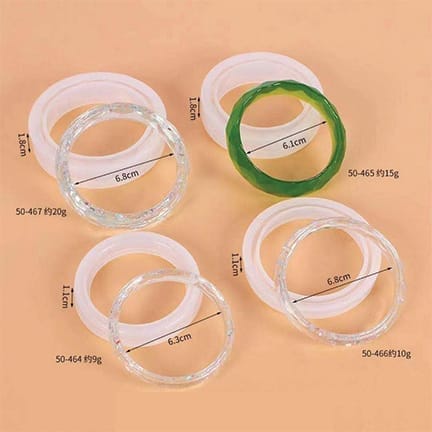 Brand Zero Silicon Mould - Combo Of 4 Pcs Bangles