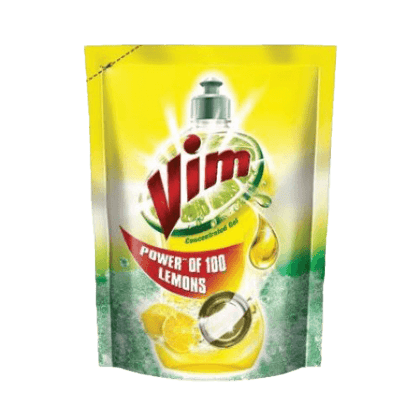 Vim Dishwash Gel Liquid Lemon 225ml