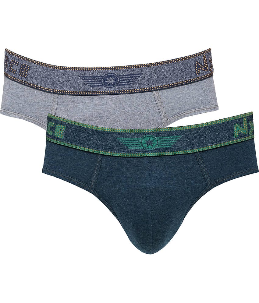 Force NXT Pack of 2 Cotton Briefs For Men's ( Multicolor )
