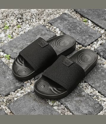 Neemans High Sprout Glideway Slides Black Men's Slide Flip Flop
