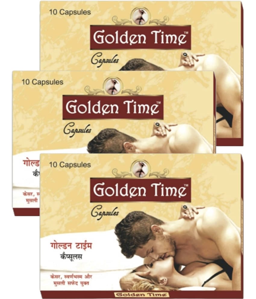 Golden Time Herbal Capsule 10 No.s (Pack of 3)