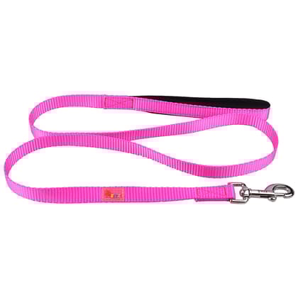 Petz Pure Nylon Padded Leash 1.25 inch Pink 25mm