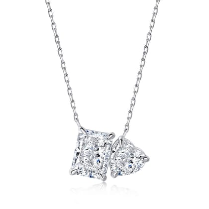 CRUSHED AMOR NECKLACE - Fine Silver-Silver