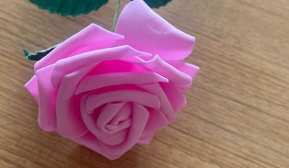 Handmade Single  foam Rose