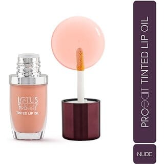 Lotus Make-Up Proedit Tinted Lip Oils Enriched With Hyaluronic Acid Plo 02|Lip Treatment (6.5 Ml, Nude)