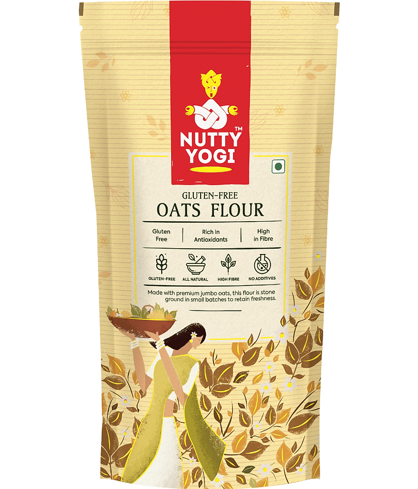 Nutty Yogi Oats Flour 400 gm