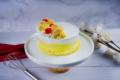Pineapple cake [eggless]