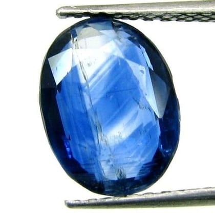 Beautiful Blue 3.8Ct Kyanite Oval Faceted Gemstone