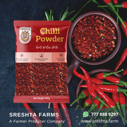 Sreshta Farms Natural Masala Chilli Powder