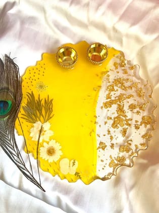 Puja Thali-Yellow