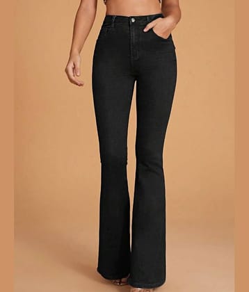 Broadstar - Black Cotton Bootcut Women's Jeans ( Pack of 1 )