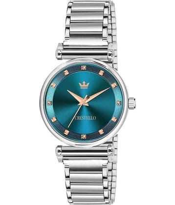 Crestello - Silver Metal Analog Womens Watch