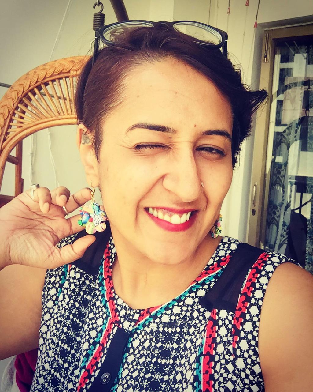 My-Flora Clay Earrings