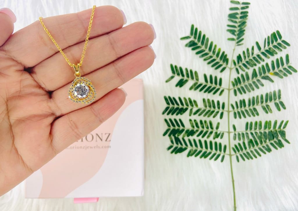 Twisted Together Solitaire Necklace