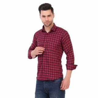 Baleshwar Men Multicolor Checks Casual Shirt (Pack of 1 )