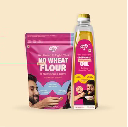 The Combo Pack features Welly Bellys essentials, including No Wheat Flour and Groundnut Oil