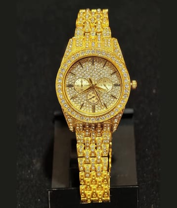 Renaissance Traders Gold Metal Analog Men's Watch