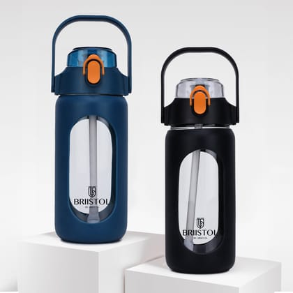 Bliss | BGL 1047 | Set of 2 | 1000 ml-Blue & Black