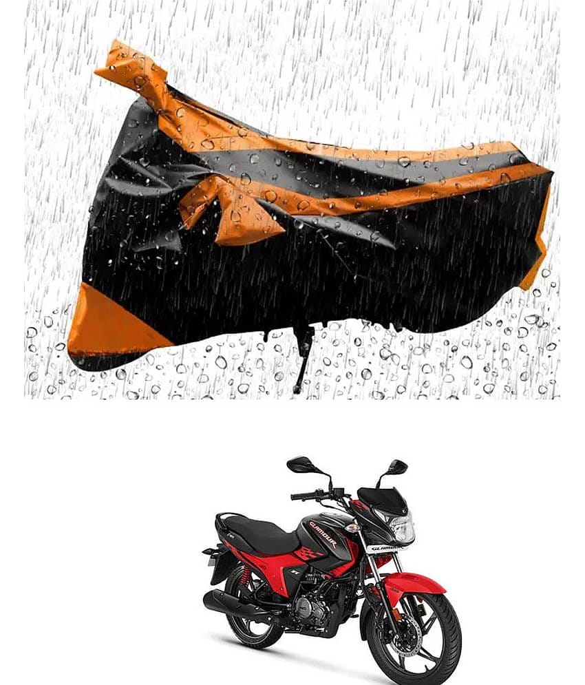 JVG Bike Body Cover for Hero Glamour i3s ( Pack of 1 ) , Orange