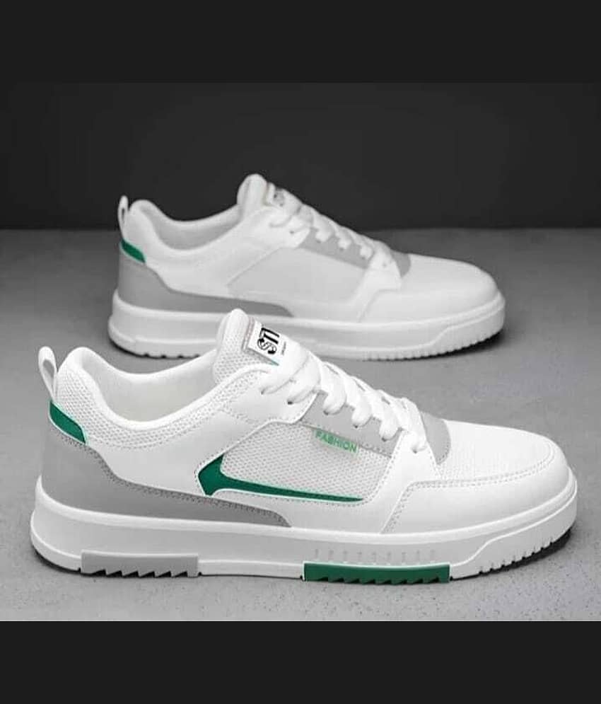 AIRBELL 08-ARROW-WHITE White Men's Sneakers