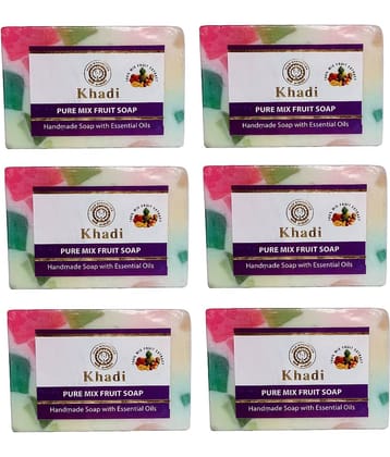 Khadi Herbal Mix Fruit Soap 125 gm - Pack of 6
