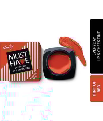 Iba Must Have Everyday Lip & Cheek Tint Hint of Red 8g , Natural, Vegan & Cruelty-Free (Pack of 1)