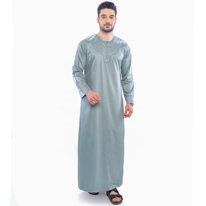 Kurvig Omani Green Thobe Men-XL
