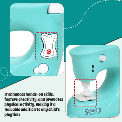 Kids Pretend Play Kitchen Appliance Set – Mini Mixer ,Mini Water Dispenser, Kitchen Mini Oven , Sewing Machine , Family...