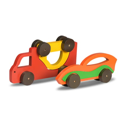 Toy Antiqua 2 in 1 Car + Sports Car Premium Handcrafted Toy