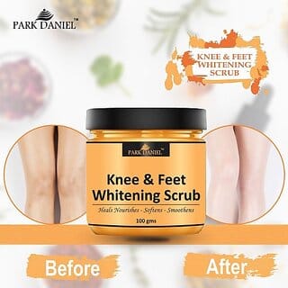 PARK DANIEL Bum, Elbow, Knee Feet & Neck Back Skin Whitening Scrub Pack of 4 100gm(400 gm) Scrub (400 g)