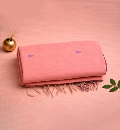 Traditional Handloom Maheshwari Silk-Blend Saree