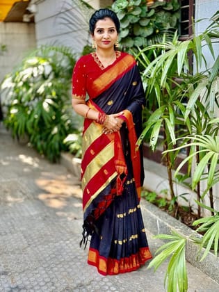 Trending Pathani Kanjivaram Silk Woven Saree