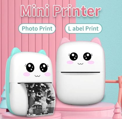 Mini Portable Printer | Mini Bluetooth Printer | Kawaii Mini Printer