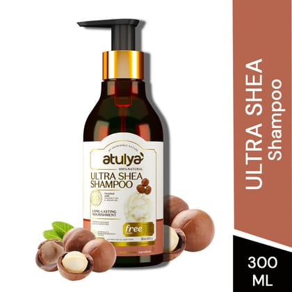 Atulya Ultra Shea Shampoo | For Long-lasting Nourishment- 300ml